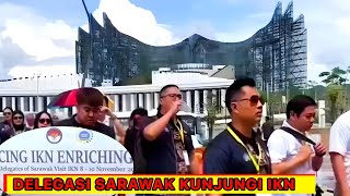 DIBIKIN TAKJUB‼️Delegasi SarawakMalaysia Kunjungi IKN Membuatnya Terheran Melihat Kemegahan IKN [upl. by Ricker914]