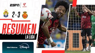 MOJICA LE DIO LA VICTORIA AGÓNICA A LOS BERMELLONES  Las Palmas 23 Mallorca  RESUMEN [upl. by Ardnoid52]