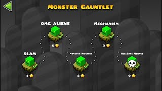 Monster Gauntlet Complete l Geometry dash 2113 [upl. by Callan547]