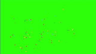 Confetti Green Screen [upl. by Lilias159]