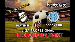 🔮PREDICCIONES⚽LIGA PROFESIONAL🏆Prediccion PlatensevsGodoyCruz🔮 futbol tarot [upl. by Kronick]