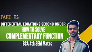 How to solve complementary function  Linear differential equations [upl. by Novia]