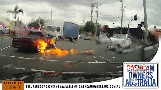 Australian Car Crash  Dash Cam Compilation 40 [upl. by Icam274]