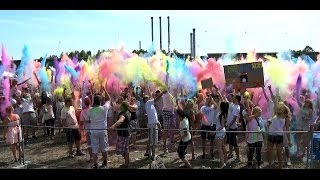 Holi Fest der Farben auf den Bäckerwiesen Greifswald 2014 [upl. by Pedaiah936]