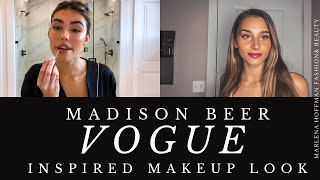 MADISON BEER VOGUE INSPIRED MAKEUP LOOK MARLENA HOFFMAN [upl. by Panaggio]