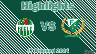 RögleFärjestad Highlights [upl. by Haywood]