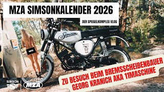 Simsonkalender 2026  zu Besuch bei Georg Kranich im alten Hangar [upl. by Liahcim]