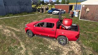 Toyota HILUX ETS 2 149 Mods Euro Truck Simulator [upl. by Anawait]