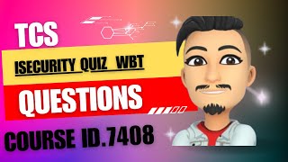 TCS iSecurity QuizWBT course id 7408 answers [upl. by Sims264]