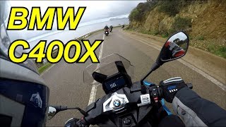 BMW C400X Test ride [upl. by Hbahsur]