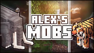 ALEXS MOBS  Minecraft Mod Showcase [upl. by Artenek]