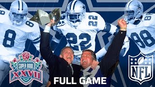 Super Bowl XXVII quotThe Start of a Dynastyquot  Dallas Cowboys vs Buffalo Bills  NFL Full Game [upl. by Jenesia]