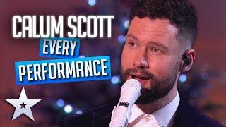 GOLDEN BOY Calum Scott  EVERY performance  Britains Got Talent [upl. by Lenej636]