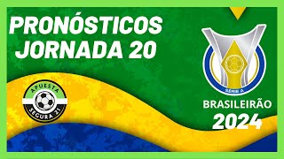 PronÃ³sticos Brasileirao Jornada 20  Liga BrasileÃ±a 2024 [upl. by Shipp]