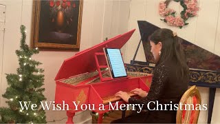 Colburn Prelude amp We Wish You a Merry ChristmasJoyce Chen Virginal Harpsichord [upl. by Pepin]