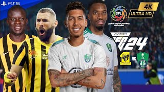 FC 24  Al Ittihad vs Al Ahli  Saudi Pro League 2024 ft Kanté Benzema Firmino Toney  PS5™ 4K60 [upl. by Costello]