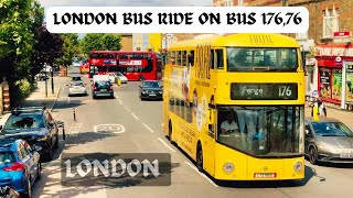 Scenic London A TwoBus Tour from Penge to Tottenham Hale [upl. by Ilaw714]