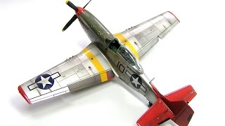 P51 Mustang Airfix 172 step by step [upl. by Ytisahc]