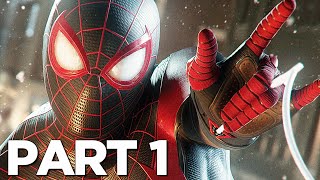 SPIDERMAN MILES MORALES PS5 Walkthrough Gameplay Part 1  INTRO Playstation 5 [upl. by Athey]