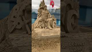 Magnificent Sand Sculptures  Parksville Sand Sculpting Competition 2024 in 4K [upl. by Auqinat668]