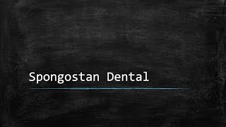 Spongostan Dental [upl. by Hillary503]