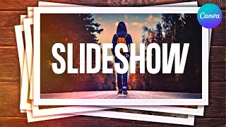 Slideshow Animation Tutorial in Canva  Photo Slideshow [upl. by Aicilev]