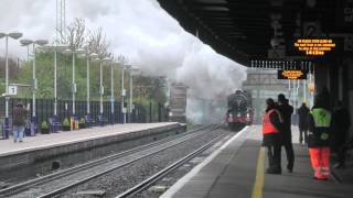 5043 storms through Didcot  The Great Britain V Day 9 290412 [upl. by Baggott]