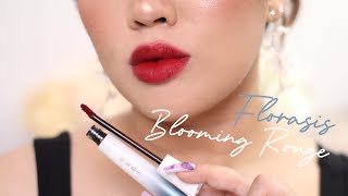 FLORASIS Blooming Rouge Ultra Smooth Satin Liquid Lipstick  Florasis Summer Sale [upl. by Strage]