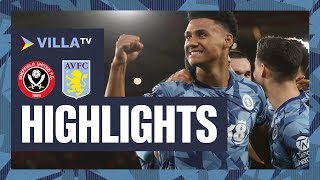 MATCH HIGHLIGHTS  Sheffield United 05 Aston Villa [upl. by Eceirehs758]