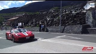 Ferrari F12 TRS 458Speciale amazing start at Ferrari Cavalcade 2014 [upl. by Odoric]