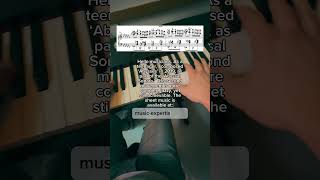 A long time ago⏳sheetmusic pianotutorial pianist musicislife musically jazzy composition yt [upl. by Htiffirg473]