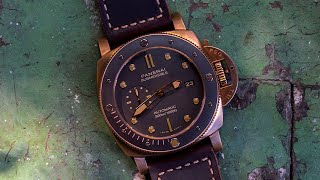 Panerai  Submersible Bronzo  Review [upl. by Sitruc368]