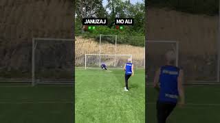 No look penalty kick challenge [upl. by Ahtram]