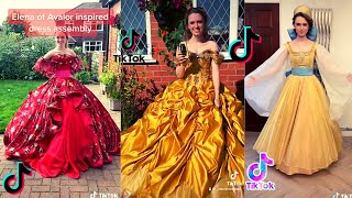 Making a Dress TikTok 2022  Sewing Fashion Dress makingadress valentinemoon sewingfashion [upl. by Lodie]