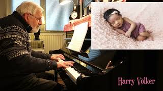 BRAHMS  LULLABY  piano  HARRY VÖLKER [upl. by Teevens]