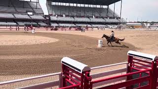 Dash Ta Fame Bardell CheyenneWY PRCA Qualifier [upl. by Enitsyrhc]