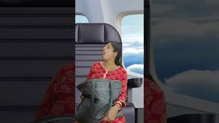 Vacuum Cleaning in Aeroplane Fun 🤣🤪 shorts viral funny funnyvideo airplane  Stay With Rinty [upl. by Olegnaid]