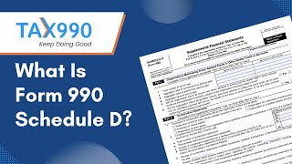 What Is Form 990 Schedule D [upl. by Deb208]