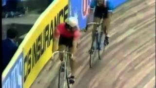 1982 World Track Championship  Sergei Kopylov  Sprint Semi Final [upl. by Ahsenid]