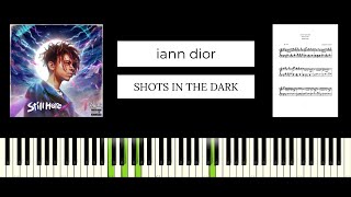 iann dior  shots in the dark feat Trippie Redd​ BEST PIANO TUTORIAL amp COVER [upl. by Epilihp]