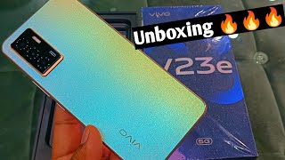 Vivo V23e 5G Unboxing First Look amp Review  Vivo V23e Price  44MP Front Camera🔥44W Fast Charge [upl. by Riamo]