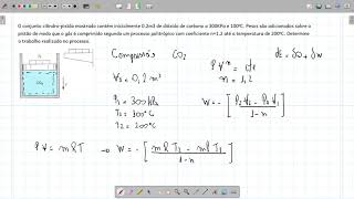 Termodinâmica Lista 03 0451 [upl. by Ecinom]