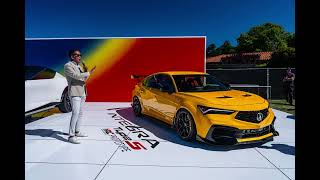 Acuras Performance EV Concept and the Integra Type S HRC Prototype at the Quail [upl. by Zonnya]