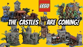 The LEGO Ideas amp Bricklink Medieval Castle Sets Coming Soon [upl. by Kipper]