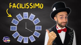 Tutorial magia con le carte facilissima  Gioco dellorologio [upl. by Nitsid]