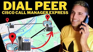 DIAL PEER configuration  CISCO call manager express [upl. by Ekaj]