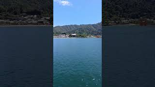 Hiroshima Ferry approaching Miyajima [upl. by Hayyim986]