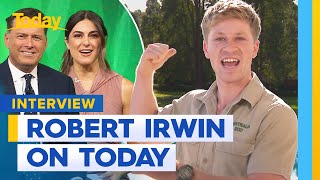 Robert Irwin catches up with Today  Today Show Australia [upl. by Airdnola]