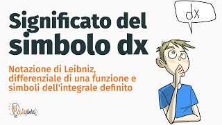 Significato del simbolo dx  Notazione di Leibniz e differenziale di una funzione  Matepensa [upl. by Chappy461]