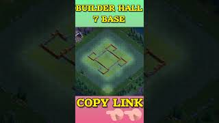 Builder Hall 7 BH7 Base Layout  Copy Link 2024  Clash of Clans [upl. by Latif]